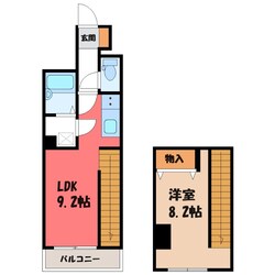 西壱番館teiの物件間取画像